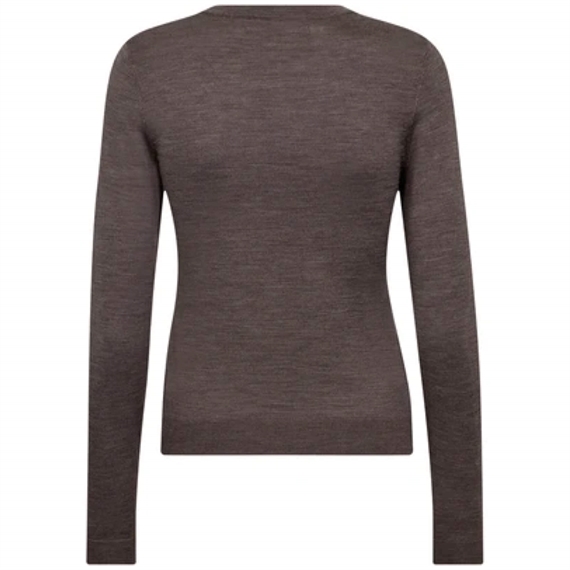 IVY Copenhagen Essex LS O-neck Knit, Brown Melange